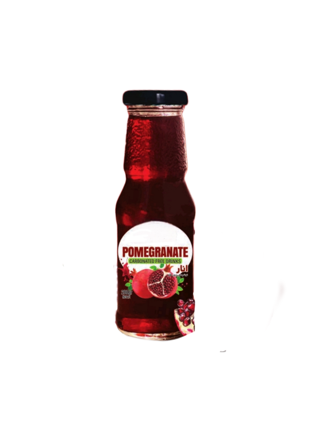 200ml Pomegranate Juice in Glass Bottle - Bulk Supplier & Export